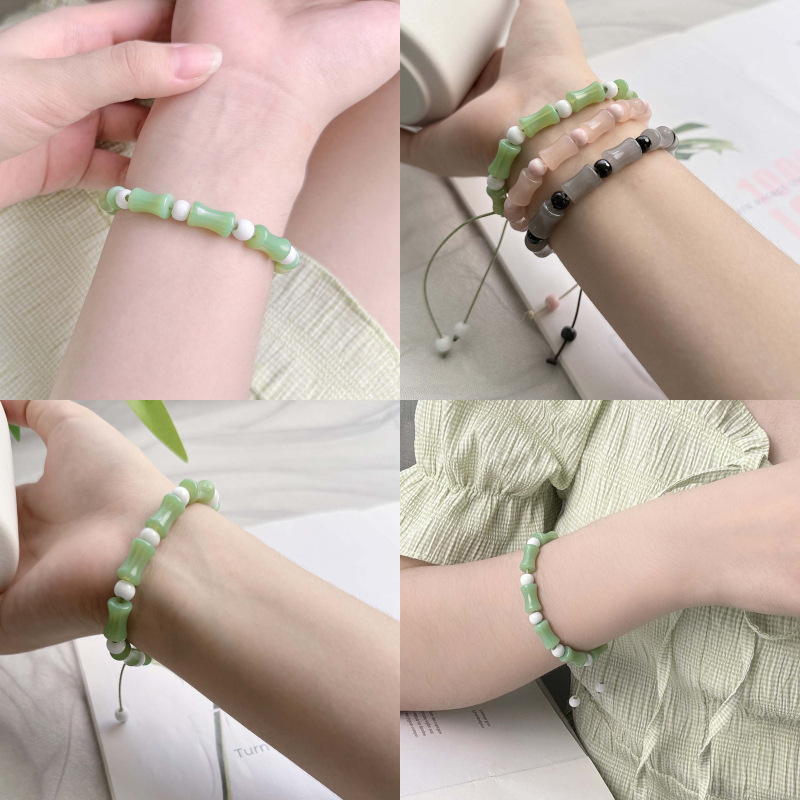 Exam Postgraduate Entrance Examination Lovers Bracelet Women's Wholesale Weaving Hand Rope Rise and Rise Good Luck Bracelet Men's Jewelry