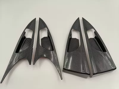 Lift, Carbon Fiber Pattern Interior — Car interior film - 10th-generation-civic-interior-door-handle-cover-trim-kit-4-piece-set