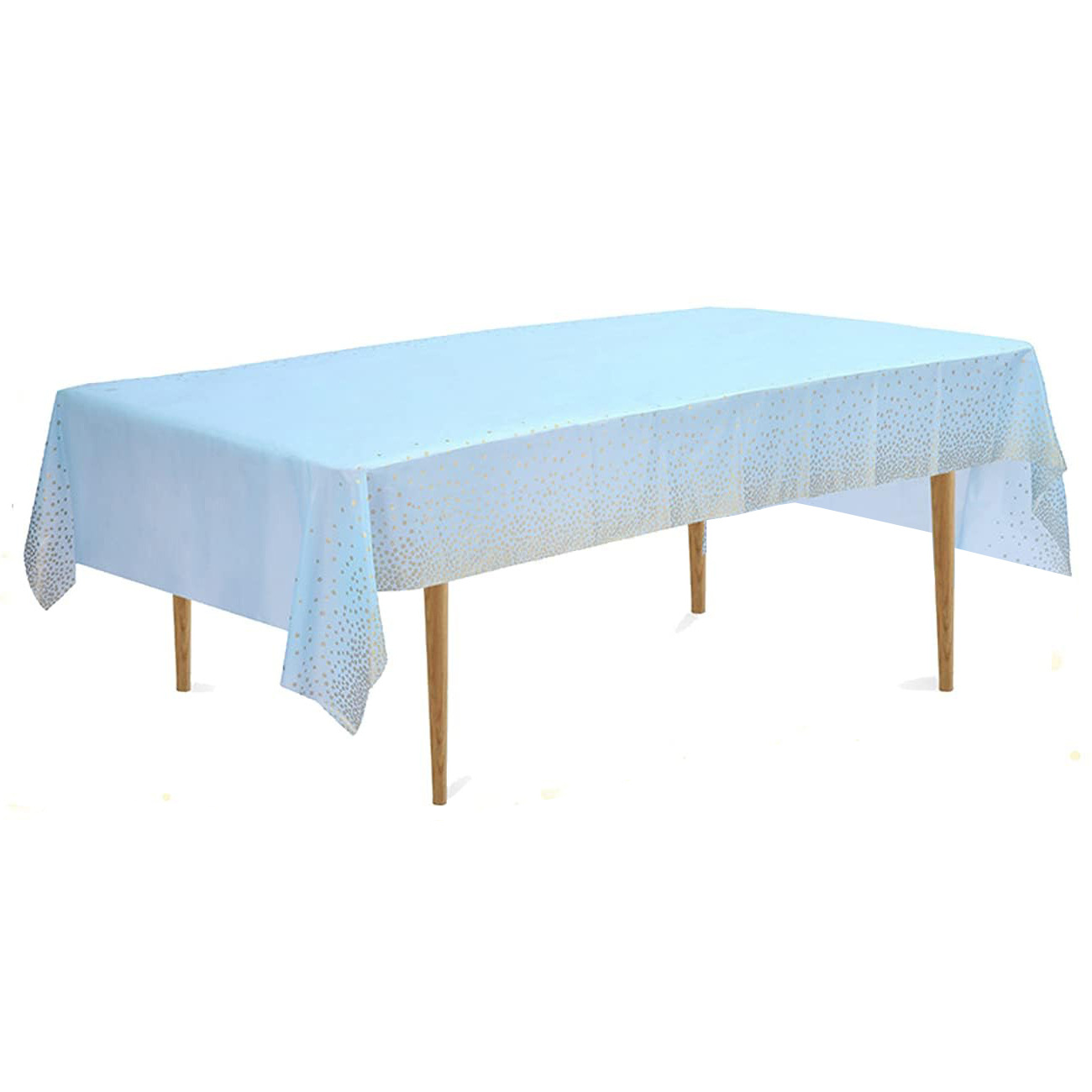 Transfronterizos puntos desechables impresión de fiesta decoración de mesa mesa de fiesta PE mesa de mesa de fiesta roja cena festiva