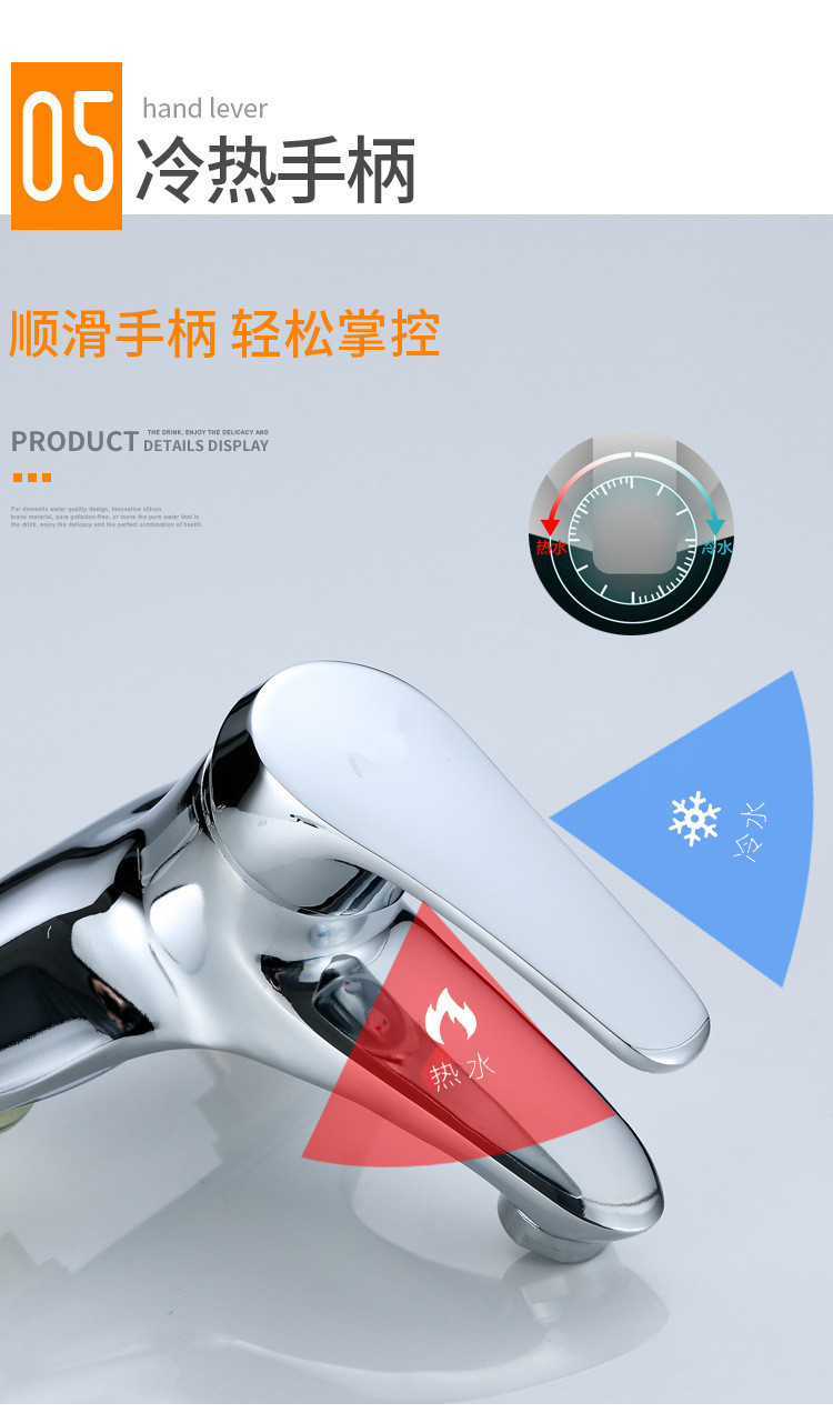 Shendas double-hole washbasin, hot and cold water faucet, old-fashioned three-hole bathroom sink, washbasin, countertop, mixing valve switch undefined