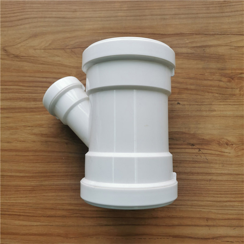 公元【聚乙烯】静音斜三通管件 HDPE异径斜三通 hdpe静音排水管件