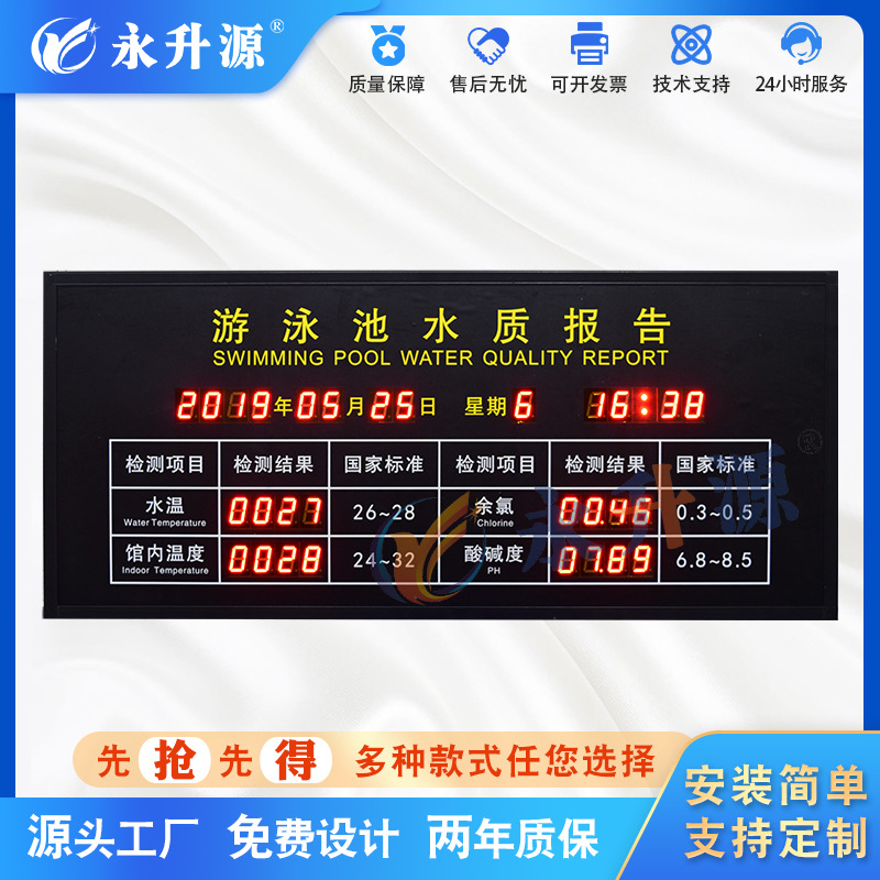 ��Ӿ�ع�LED����ˮ���Լ칫ʾ��PHֵ����ORP���������ݼ����ʾ��