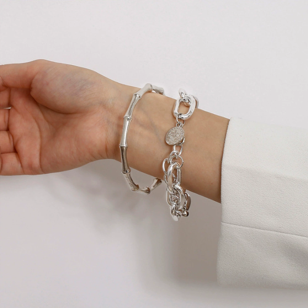 Цепь, модный ретро-браслет, украшения, комплект, AliExpress, панк-стиль, оптовая продажа