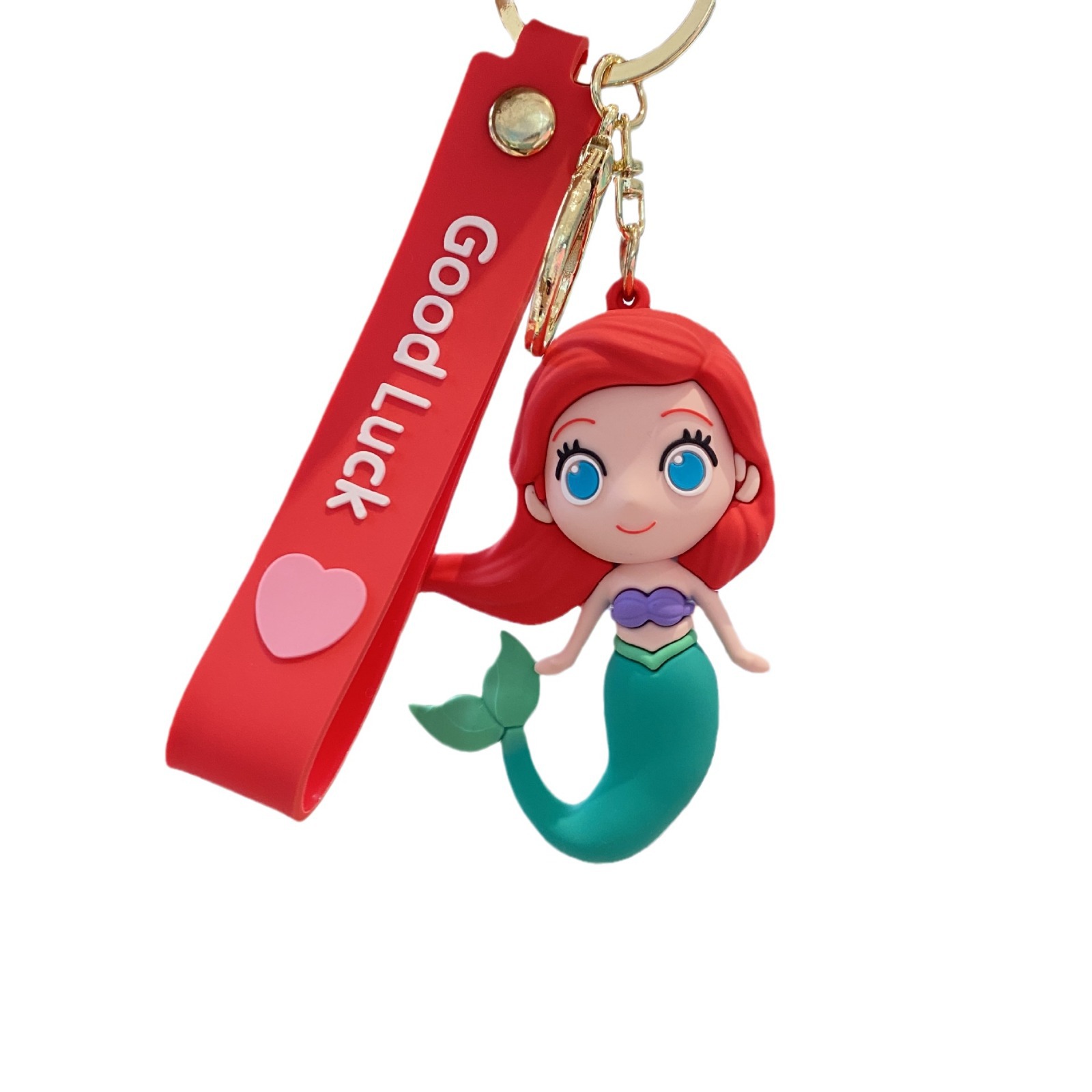 Congelado blanco nieve llavero coche mochila colgante lindo muñeca máquina pequeño regalo al por mayor