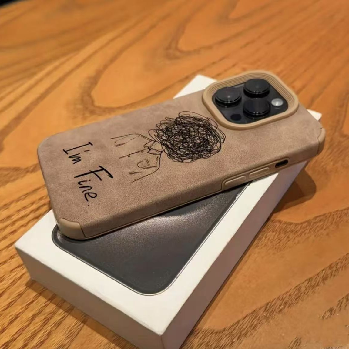 Nuevo estilo transfronterizo aplicable funda para teléfono móvil iphone16 11 Apple 15promax/14 comercio exterior 13pro12 piel de cordero