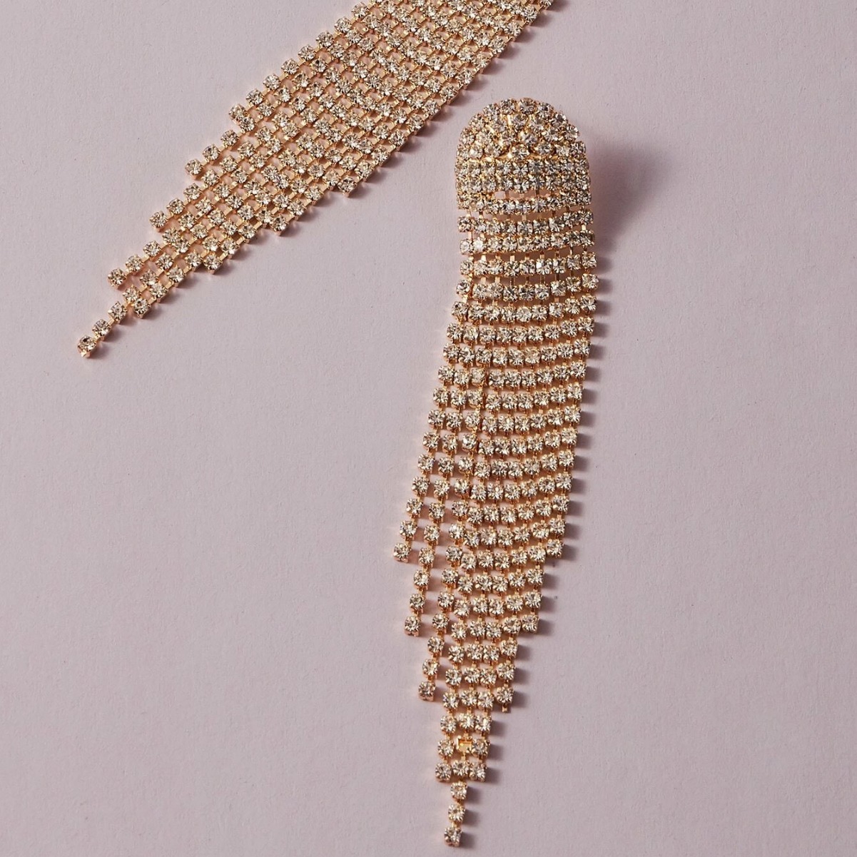 Pendientes de botón con circonita y perla para mujer elegantes_voghion.com