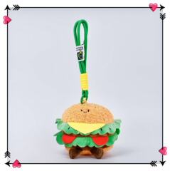 楽しいアフタヌーンティーシリーズバーガーミルクティーサンドイッチ人形ハンドロープペンダントクリエイティブ周辺ぬいぐるみ人形