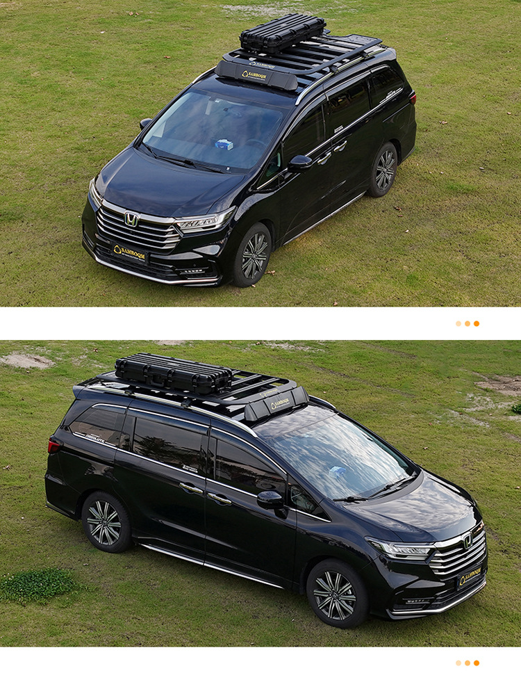 Honda Odyssey Roof Rack for Outdoor Travel, Self-Driving Tours, Off-Road Modification Parts, Aluminum Alloy Roof