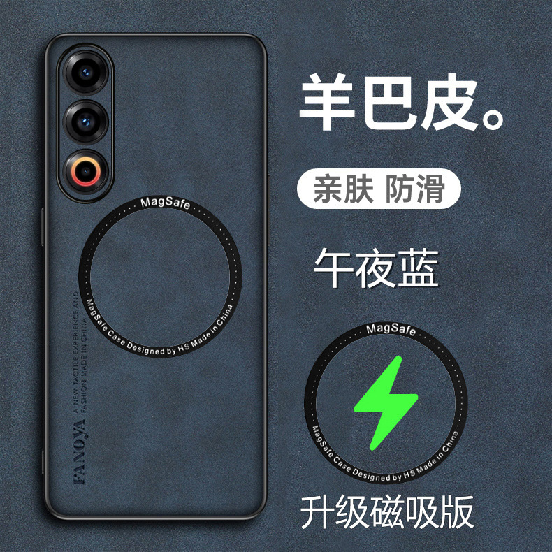 [midnight blue + wireless magnetic ring] lens included