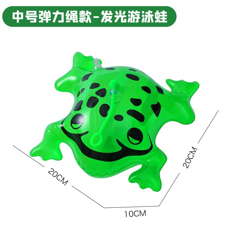 탄성 로프가 달린 중간 수영 개구리