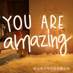 アマゾンTemu外国貿易クロスボーダー工場ストレートYou Are Amazingネオン装飾ライト標準品ホット