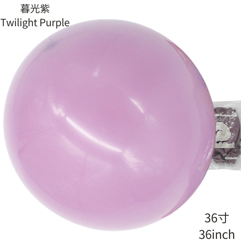 Hermosos globos de látex mate redondos y gruesos de 36 pulgadas de color vintage, ideales para la venta en mercados nocturnos, para decoración y arreglos.