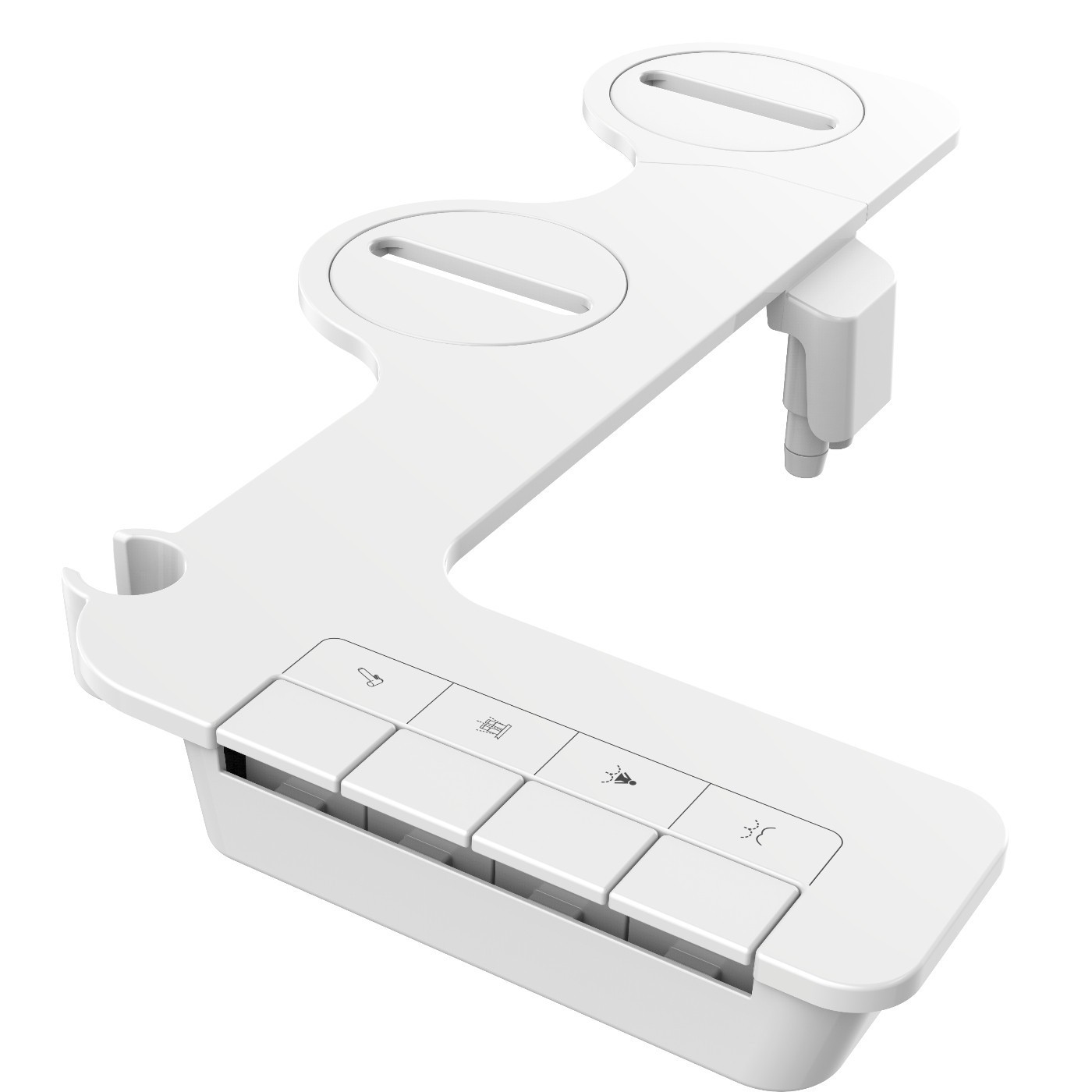 Pistola de pulverización, limpiador de cuerpo sin electricidad, inodoro sin agujeros, limpiador de inodoro, fábrica de limpiador de mujer, suministro directo de una pieza