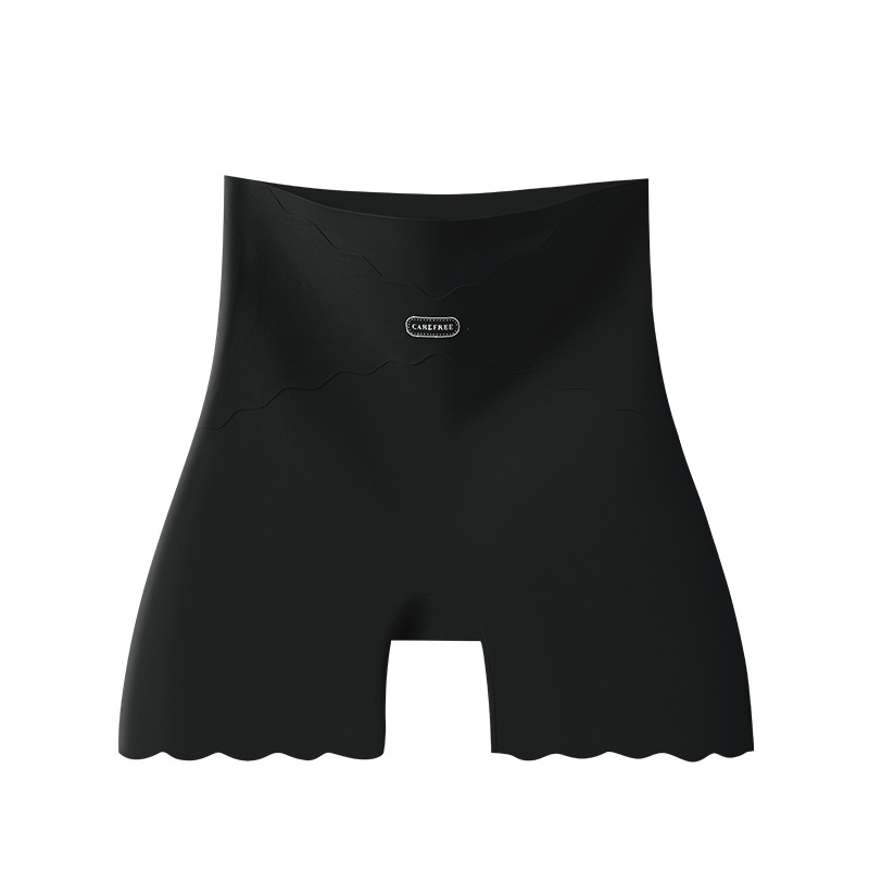 Pantalones de seguridad para niñas antideslumbrantes nuevo estilo de seda de hielo sin costuras abdominales dos en uno abdominales bóxer pantalones de seguridad para mujer