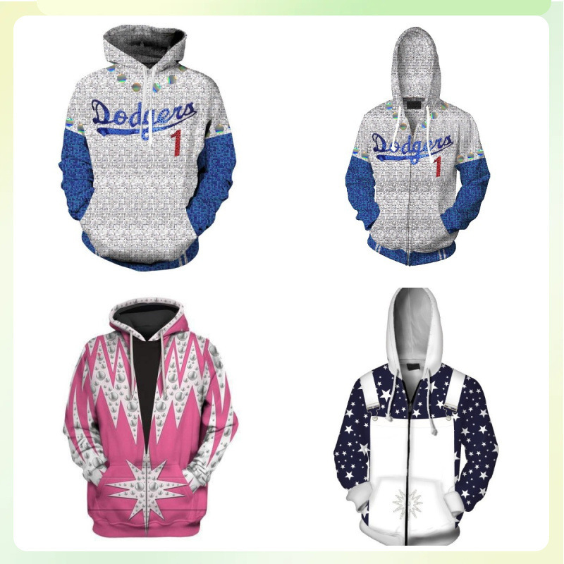 Cross-borDer New Rocket Man Elton John 3D PrinteD Zipper CarDigan HooDeD Casual Sweatshirt cosplay