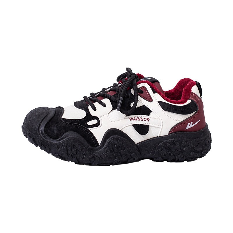 Huili High-end moda zapatos de mujer cordones de terciopelo zapatos de algodón cómodos zapatos de mujer retro versátiles zapatos cálidos