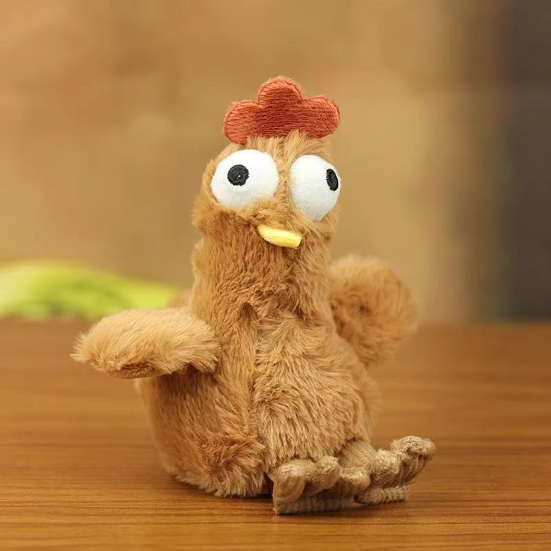 Lovely cute chick colgante juguetes de peluche Chickpea puesta de huevo muñeca bolsas colgantes llaveros muñecas