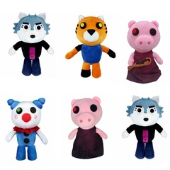 Roblox Piggy Plush 粉色豬，老虎，小丑毛絨玩具公仔批發