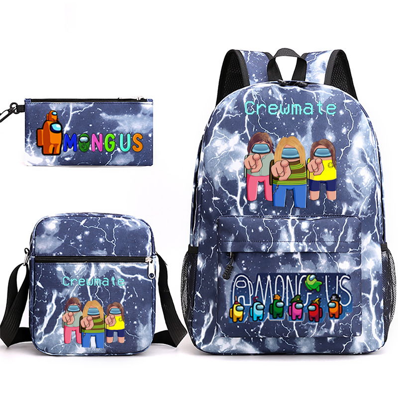 Entre nosotros tres piezas mochila Juego periférico anime a lo largo de nosotros