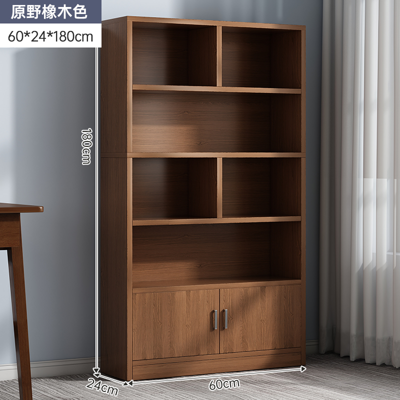 Gabinete de almacenamiento de estante de piso de estante de salón Gabinete de almacenamiento de pared doméstico con puerta de armario Gabinete de almacenamiento Gabinete de exhibición integrado