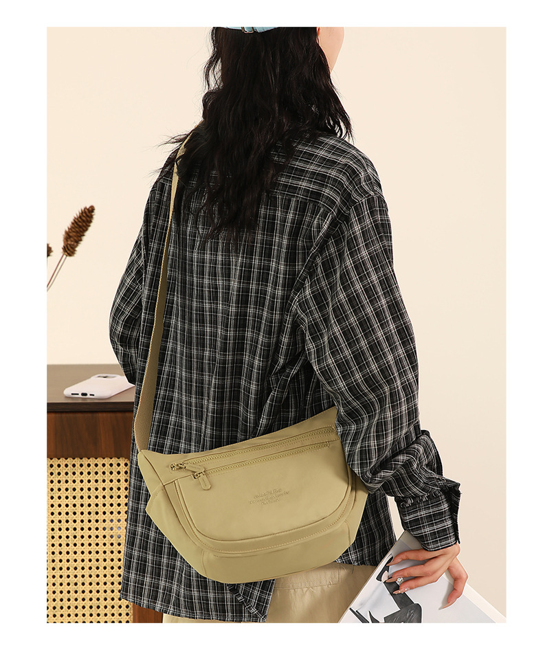 Colorful Fox multi-pocket Dumpling Bag, water-resistant large-capacity single-shoulder bag, new outdoor crossbody bag for men and women undefined