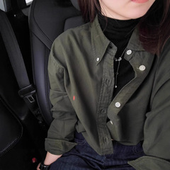 RL ラフポニーマーク外国貿易純綿日焼け止め Tシャツ刺繍婦人服シャツ POLO 女性ラペル長袖シャツ女性