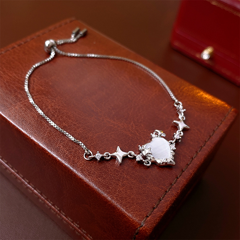 42 pulsera zircon CAT Eye love mangxing