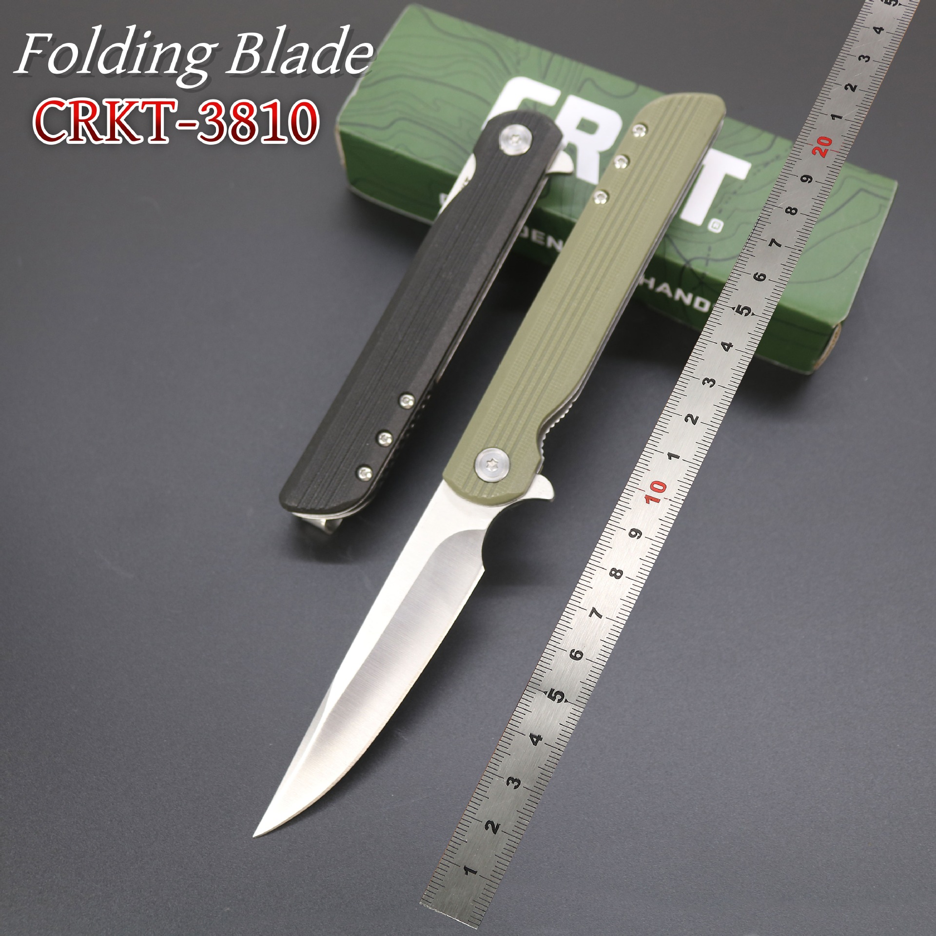 CRKT3810户外多功能折叠刀防身战术露营小刀