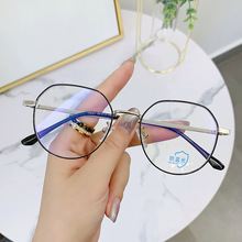 新款防蓝光眼镜架男女同款韩版时尚复古学生近视眼镜成品工厂批发