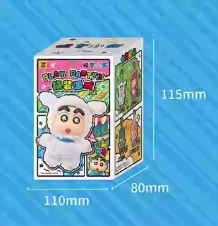 【在庫あり】正規品 TOPTOY クレヨンしんちゃん ドレスアップパーティーシリーズ ビニールぬいぐるみ ブラインドボックス フィギュア ギフト|undefined