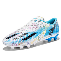Cross-border new football shoes for adults and teenagers, low-top professional training shoes, artificial grass shoes, anti-slip, dropshipping one piece