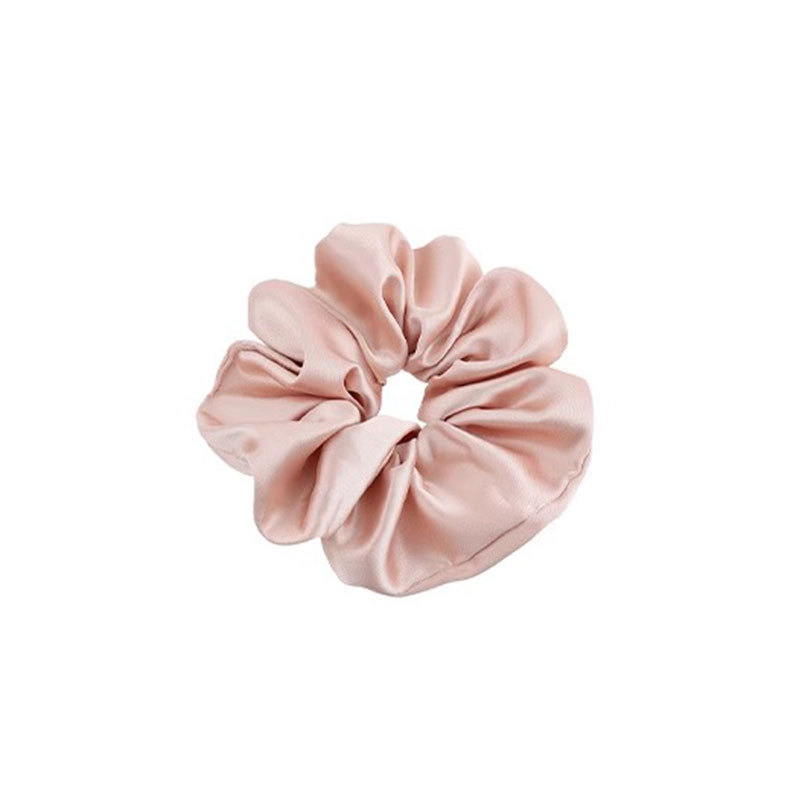 Otoño y invierno satén anillo de cabello de intestino grande mujer de alto nivel se siente atado cuerdas de cabello temperamento adulto no estrangular cabello cuerda de cabello tocado