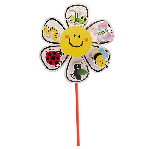 Spring outdoor creative insect windmill rotating handmade diy children's making materials kindergarten parent-child toys