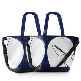 Boat-Shaped Pp Woven Cloth Shopping Bag, Custom-Made, Satchel or Cross-Body Gift Bag, Custom Wholesale Manufacturer