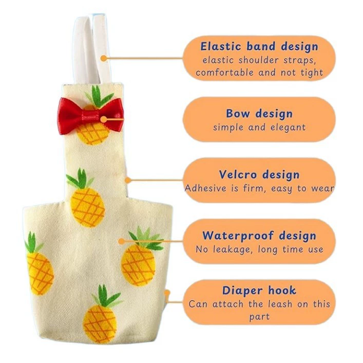Amazon AliExpress Parrot Clothes to prevent shit from going out and fly with tiger bark peony mystic