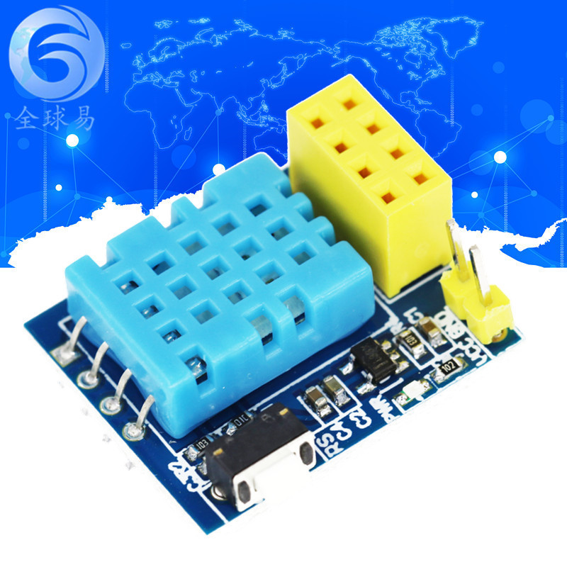Esp8266 Esp-01 Esp-01S Dh T11 Temperature and Humidity Wifi Node Module ...