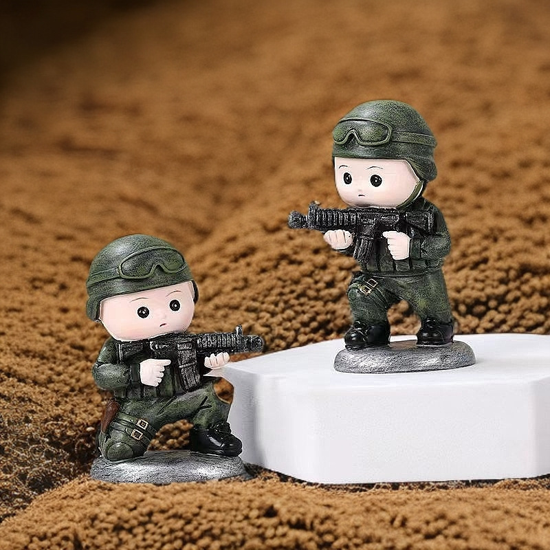 Special Forces Small Dolls Handmade Office Home Decorations Cross-Border Resin Statue Crafts Gifts Dropshipping Special Forces Small Dolls Handmade Office Home Decorations Cross-Border Resin Statue Crafts Gifts Dropshipping