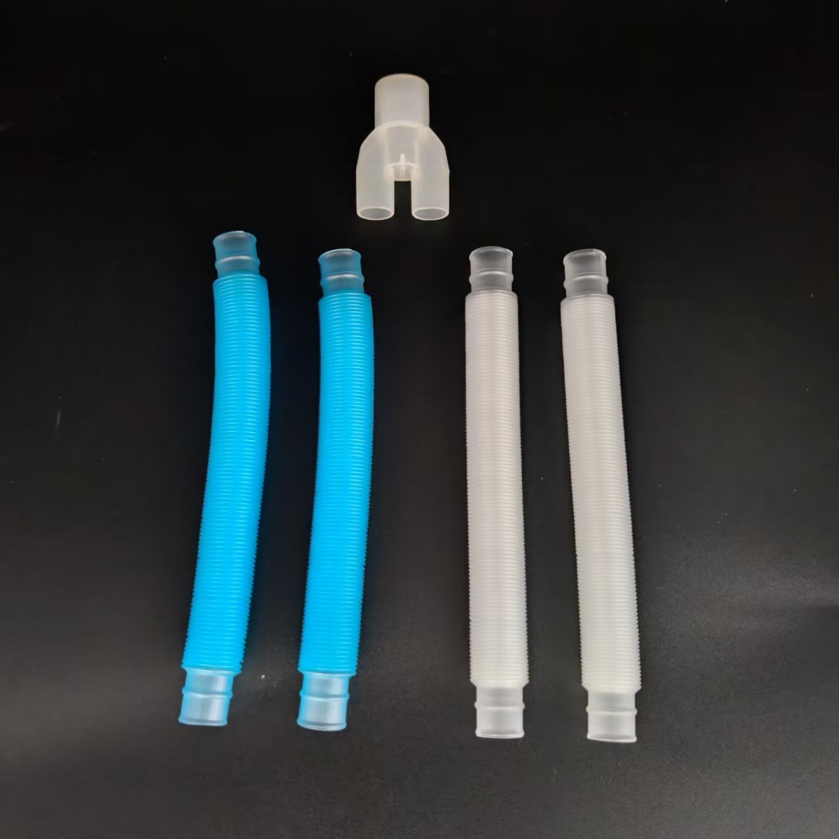 生产供应PP塑料波纹管伸缩弯曲折叠咬嘴管通气管呼吸回路管