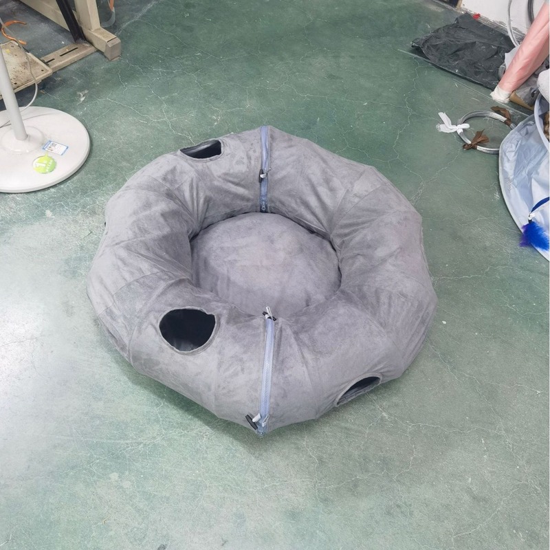 アマゾン爆型猫トンネルスエードu型トンネル変化綿毛猫通路ペット用品|undefined