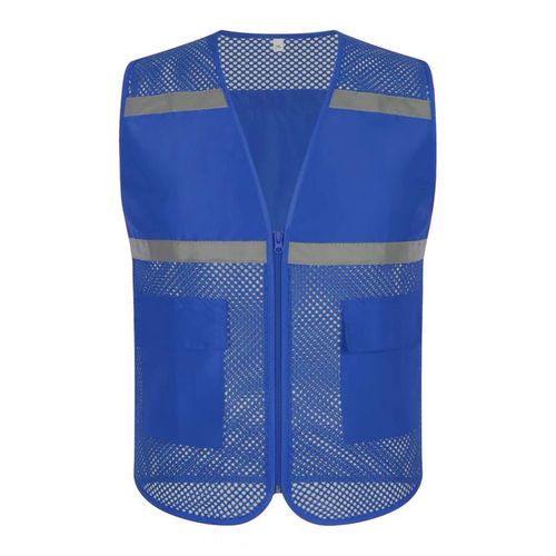 Summer Fishing Net Volunteer Vest Printer Workwear Logo Custom Grid Advertising Shirt Breathable Mesh Vest