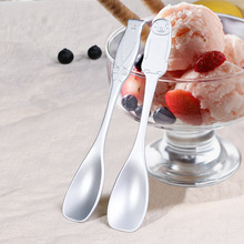 TAIDAMI日本咖啡勺儿童冰激凌雪糕勺子卡通甜点勺铝制调羹勺子