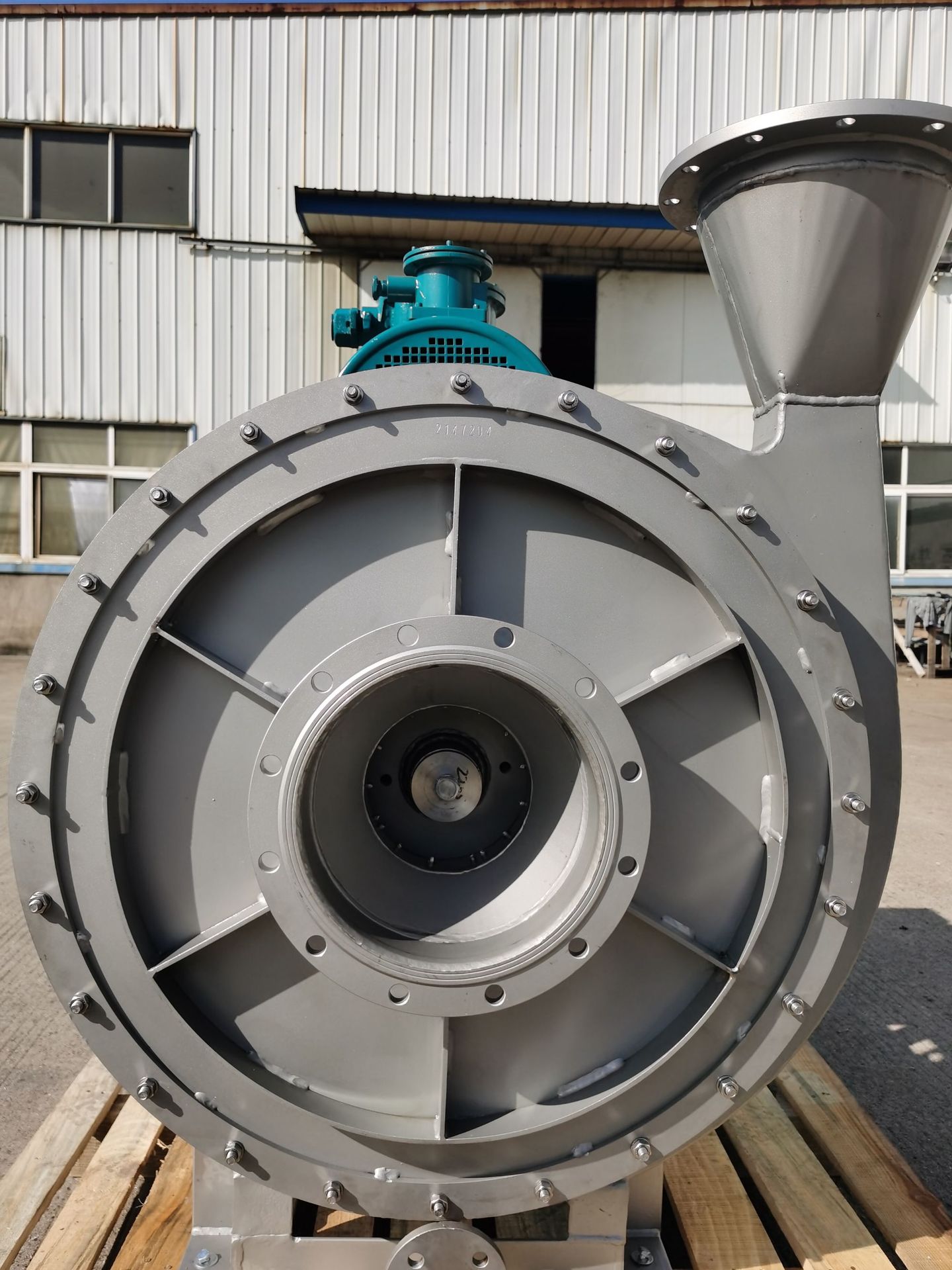 电厂集中供热脱硫脱销高压防爆不锈钢离心风机