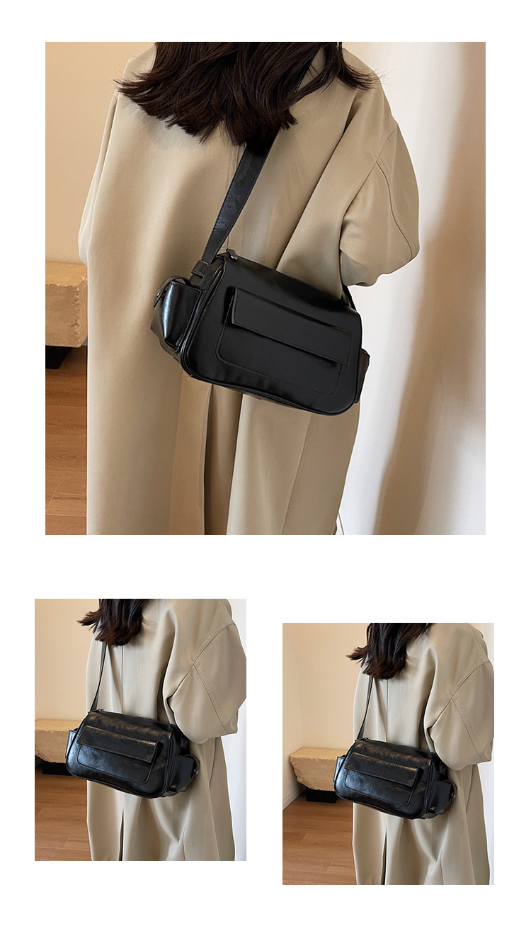 Borsa a tracolla versatile per donna 2023 autunno e inverno nuova borsa a tracolla retrò moda trendy texture di nicchia piccola borsa quadrata_voghion.com