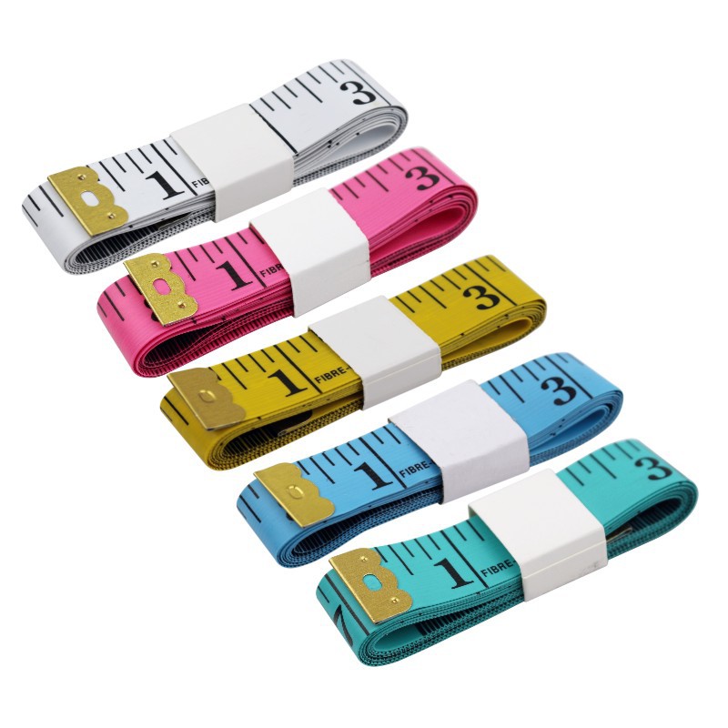 现货卷尺1.5米PVC软皮尺 150厘米60英寸加厚裁缝尺彩色白色量衣尺