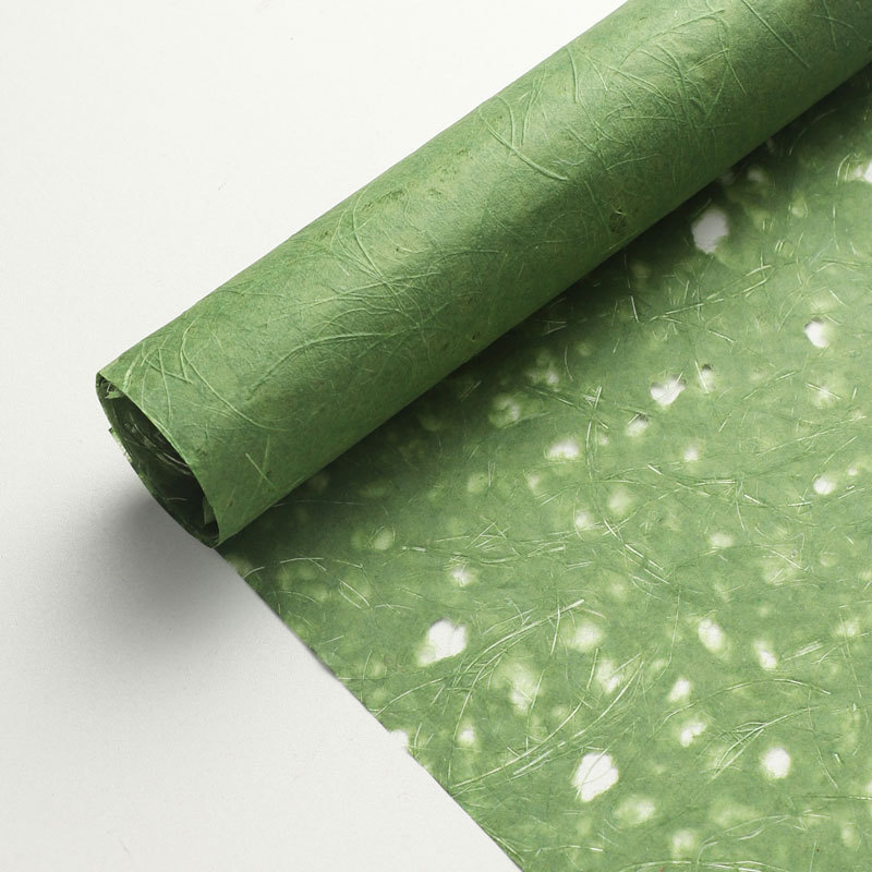 Papel de ensueño hueco de Xiyu Papel de fibra de seda de cáñamo Papel de macarrón de ensueño de alta calidad Papel de arte de flores de embalaje diye hecho a mano