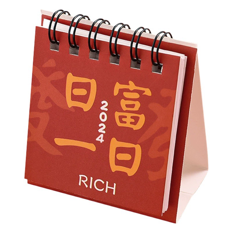 2026 Вдохновенный текст настольный календарь креативный настольный календарь план мини портативный маленький настольный календарь оптом
