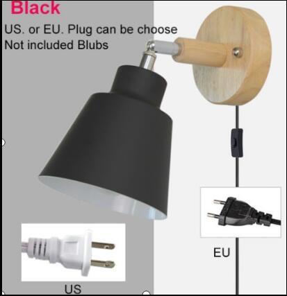Lámpara de pared nórdica dormitorio lámpara de noche moderna minimalista comedor pasillo escaleras corredor estudio sala de estar macaron lámpara de pared