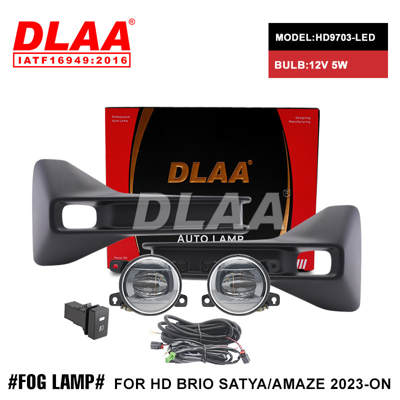 Aplicable para Honda BRIO SATYA / AMAZE 2023 - ON Asamblea de lámpara de niebla de luz de barra de viaje diurna