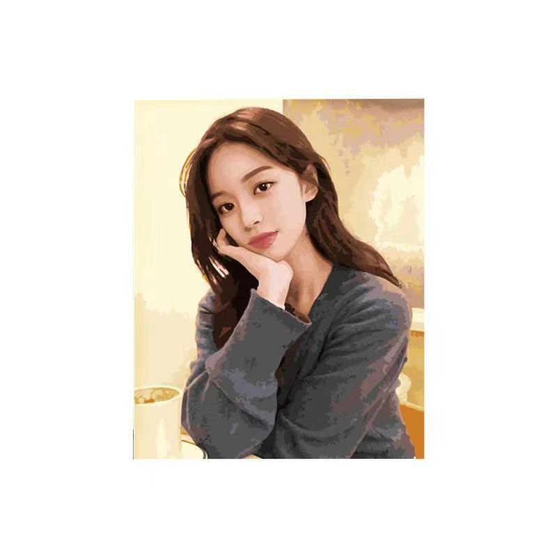 Nueva imagen real DIY pintura al óleo digital pintura al óleo pintado a mano relleno color acrílico pintura fuente fábrica al por mayor