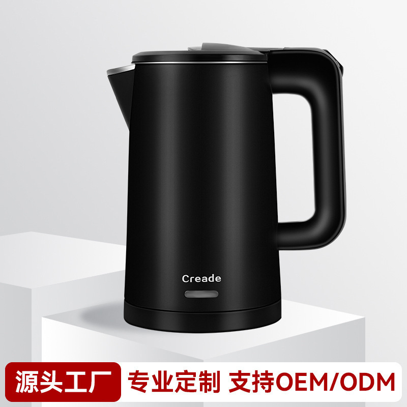 Creade 호텔 주전자 호텔 가정용 304 스테인레스 스틸 전기 주전자 공장 직접 공급